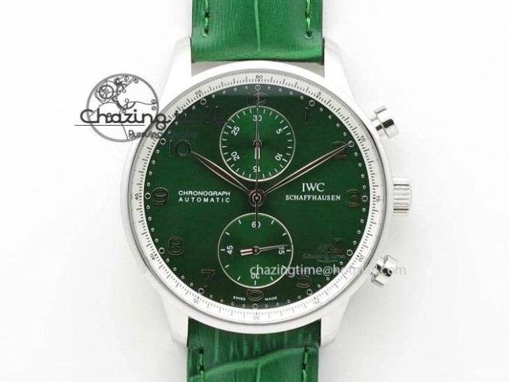 MIROTIME 0116 Portuguese Tourbillon IW5046 RG ZF Best Edition Gray Dial on Black Leather Strap SmoothTexture 7142